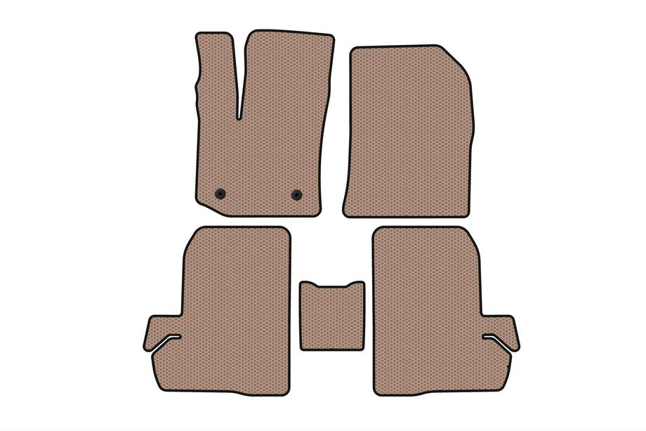 Renault Dokker 2013-2022 Gummimatten Carsuit (Beige) Image