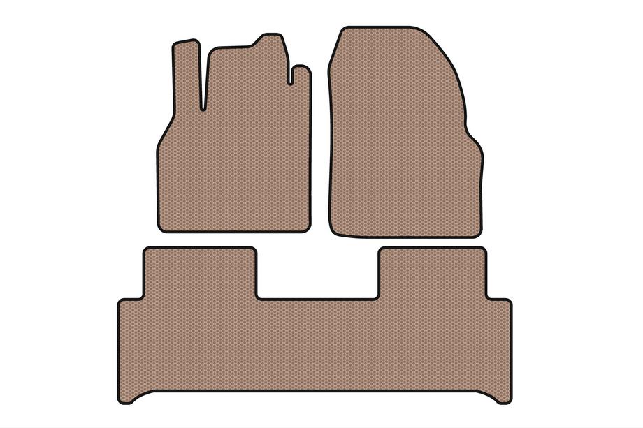 Renault Scenic/Grand 2003-2009 Gummimatten Carsuit (Beige) Image
