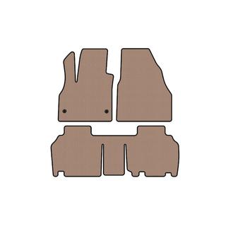 Gummimatten Carsuit (2 Reihen, 5-türig/7-sitzig, beige) Renault Kangoo 2008–2020 Foto 1