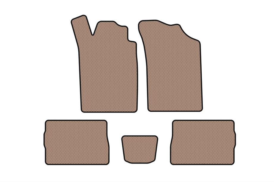 Renault Symbol 1999-2008 Gummimatten Carsuit (SD, beige) Image