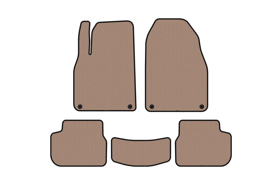 Saab 9-3 2002-2014 Gummimatten Carsuit (Beige) Image