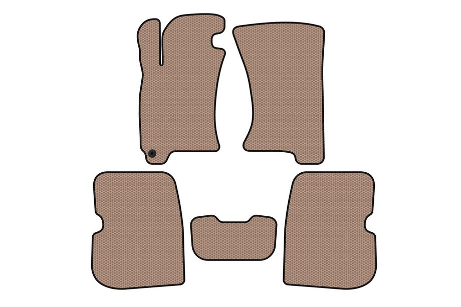 Subaru Forester 1997-2002 Gummimatten Carsuit (Beige) Image