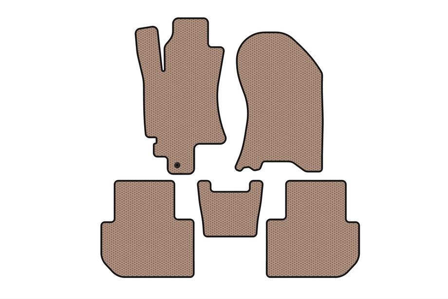 Subaru Tribeca 2005-2014 Gummimatten Carsuit (Beige) Image