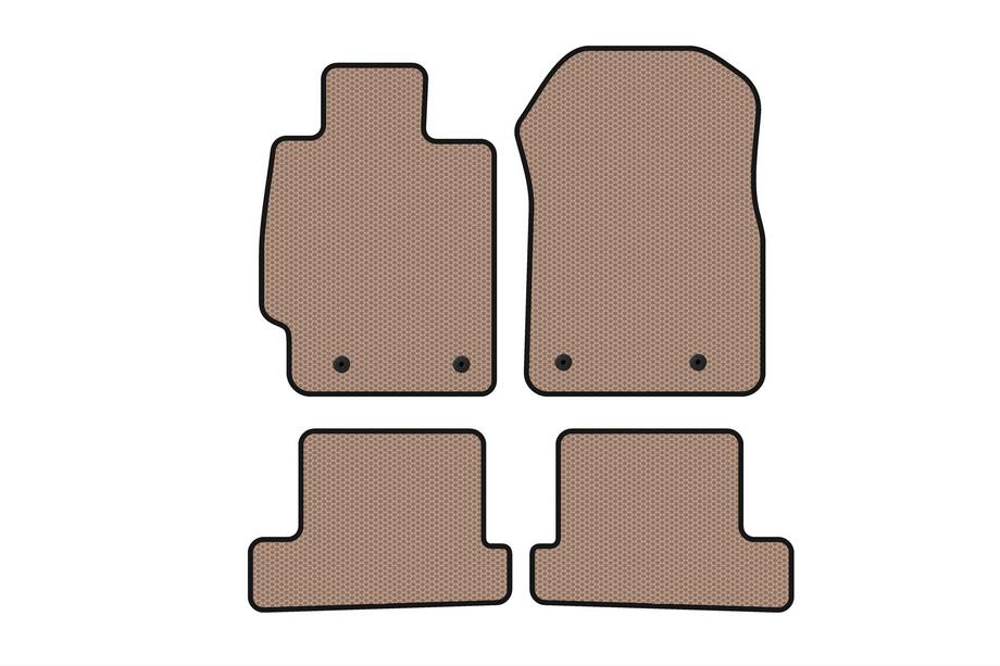 Subaru BRZ 2012-2021 Gummimatten Carsuit (Coupé, beige) Image