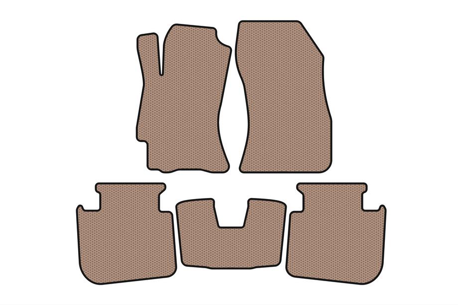 Subaru Legacy 2009-2014 Gummimatten Carsuit (2009-2013, SD, beige) Image