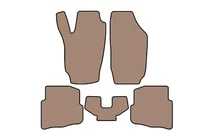 Seat Ibiza 2002-2009 Gummimatten Carsuit (Beige) Foto 1
