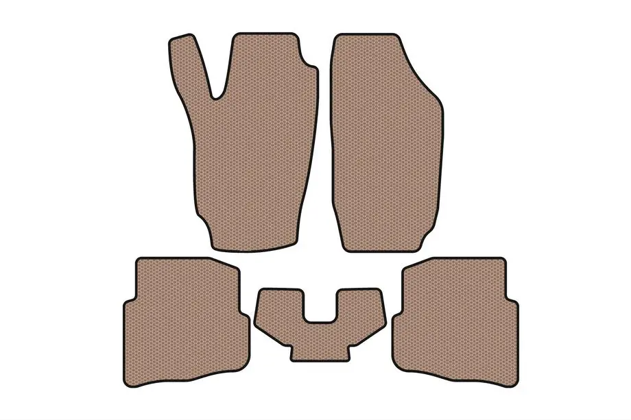 Seat Ibiza 2002-2009 Gummimatten Carsuit (Beige) Image