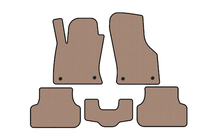 Seat Leon 2013-2020 Gummimatten Carsuit (2013-2016, SW, beige) Foto 1