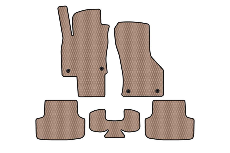 Seat Leon 2013-2020 Gummimatten Carsuit (Beige) Image