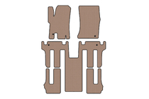 Ssang Yong Rodius Gummimatten Carsuit 2004-2008 (3 Reihen, beige) Foto 1