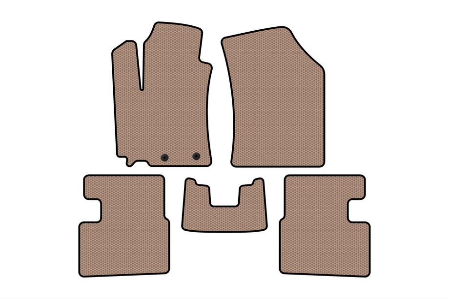 Suzuki Swift 2010-2017 Gummimatten Carsuit (HB, 5-türig, beige) Image