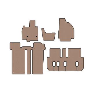 Gummimatten Carsuit (3 Reihen, 6-Sitzer, beige) Toyota Previa 2006-2019 Foto 1