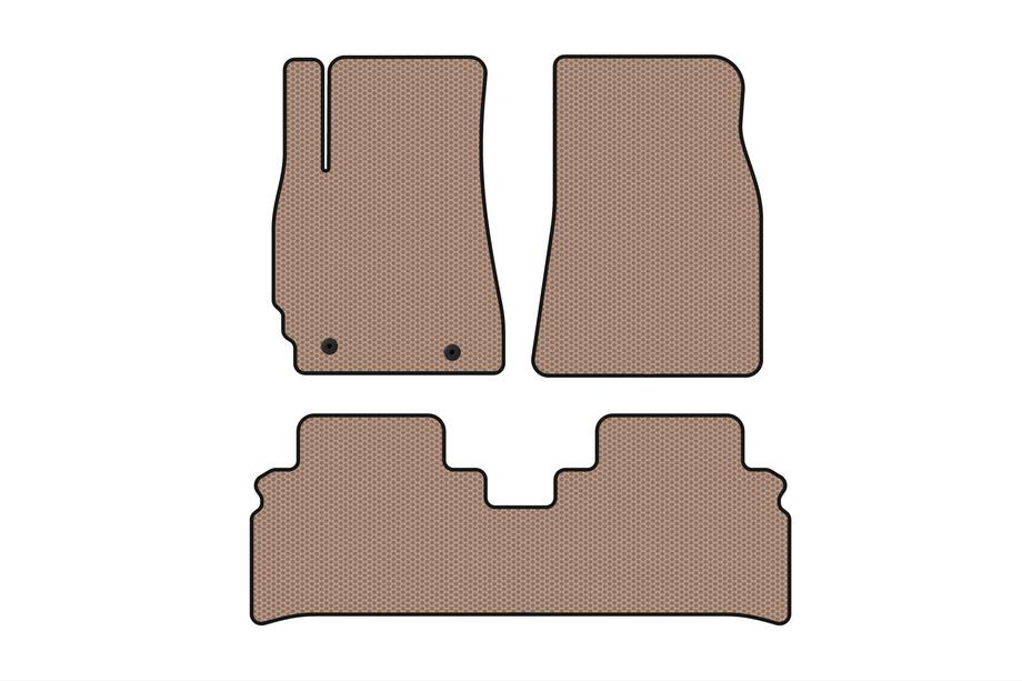 Toyota Highlander 2000-2008 Gummimatten Carsuit (Beige) Foto 1