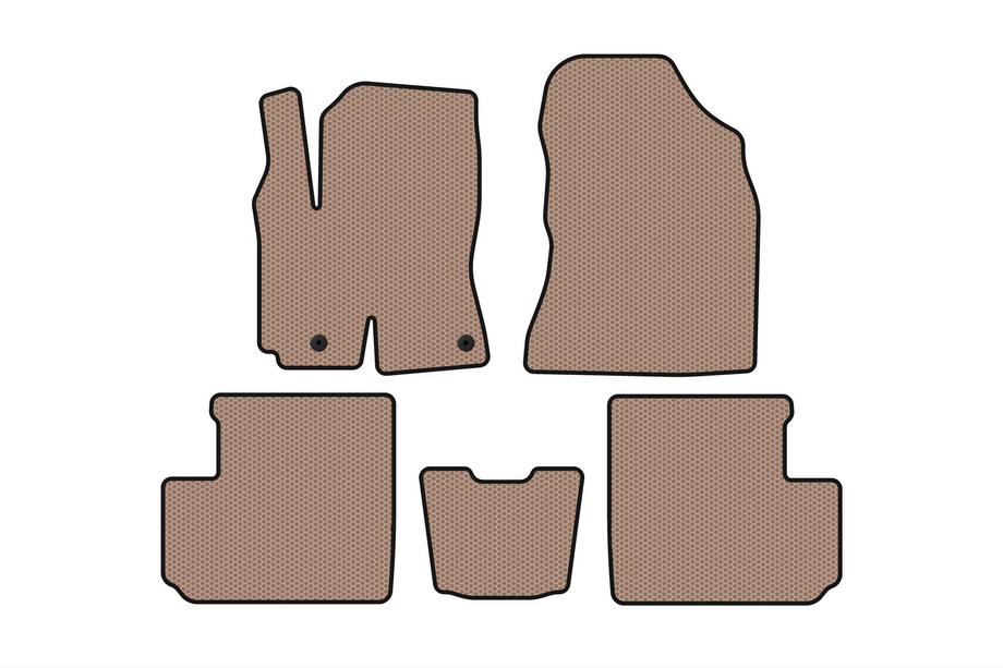 Toyota Rav 4 2001-2005 Gummimatten Carsuit (Beige) Foto 1