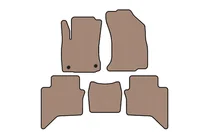 Toyota Hilux 2015- Gummimatten Carsuit (Beige) Foto 1