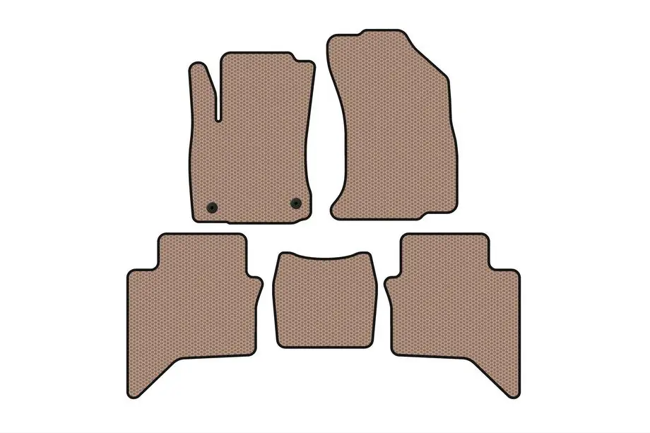 Toyota Hilux 2015- Gummimatten Carsuit (Beige) Image