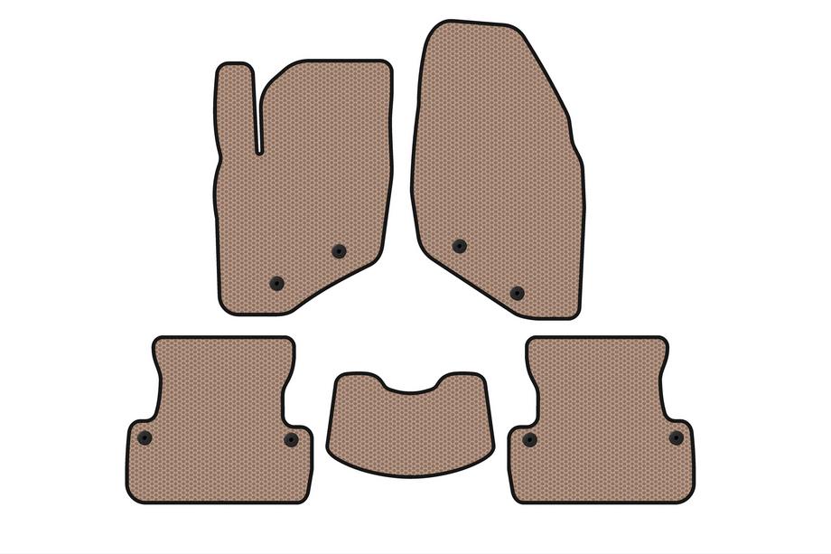 Volvo S60 2000-2009 Gummimatten Carsuit (SD, beige) Image