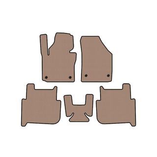 Gummimatten Carsuit (2 Reihen, 2006-2010, 7-Sitzer, beige) Volkswagen Touran 2003-2010 Foto 1