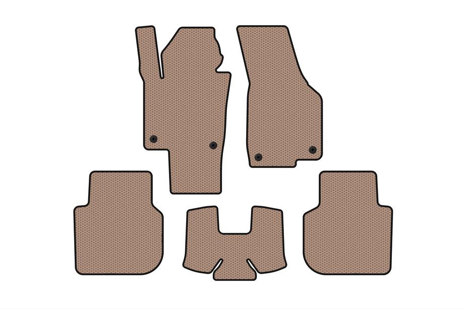 Volkswagen Passat B8 2015-2023 Gummimatten Carsuit (2015-2019, SD, beige) Image
