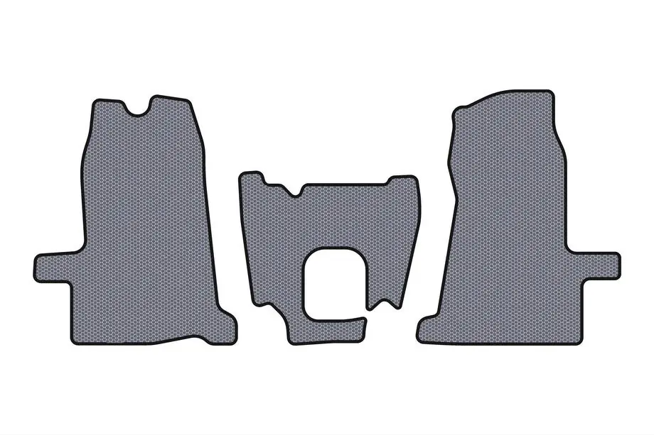 Ford Transit 2000–2014 Gummimatten Carsuit (2000-2006, 1+1, Schaltgetriebe, grau) Image
