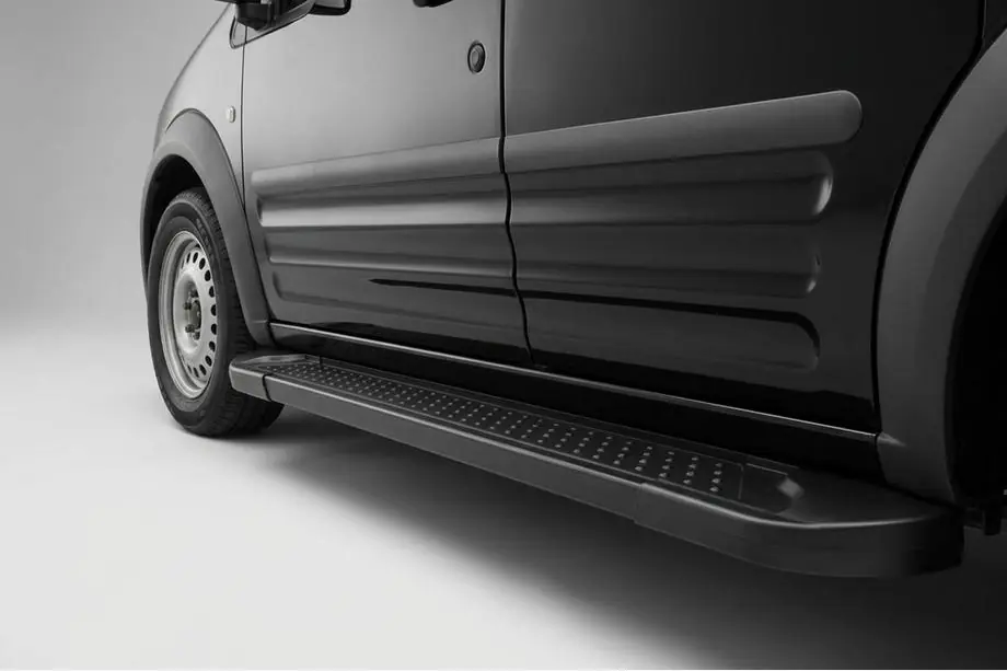 Ford Connect 2010-2013 Trittbretter Allmond Black (2 Stk., Aluminium) Image