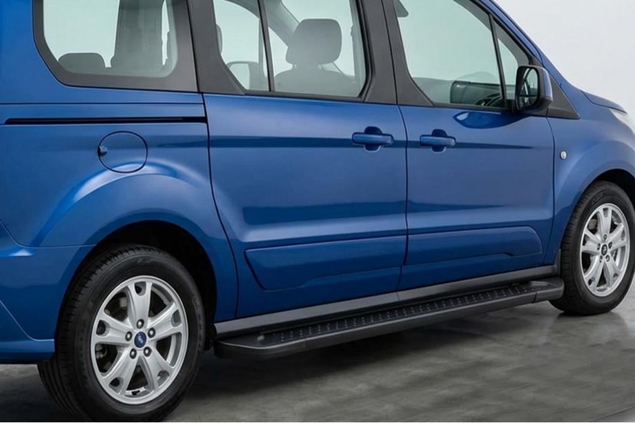 Ford Connect 2014-2021 Trittbretter Allmond Black (2 Stk., Aluminium) Image