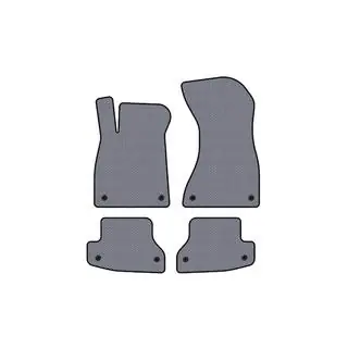 Gummimatten Carsuit (Coupé, grau) Foto 1