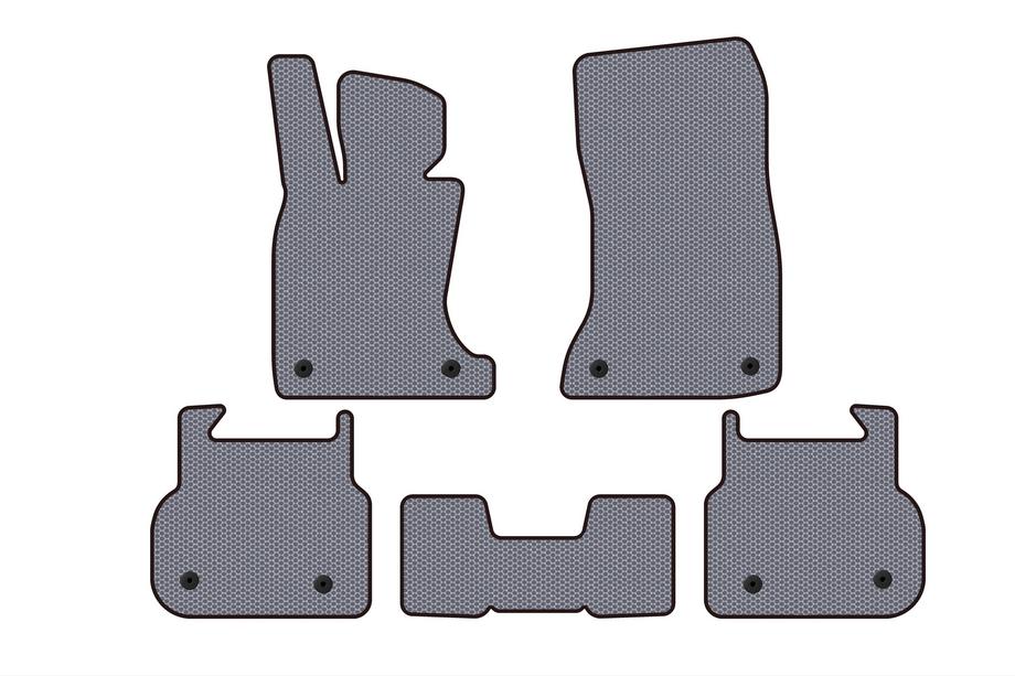 BMW 7 Series F01/F02 2008-2015 Gummimatten Carsuit (für F01, grau) Image