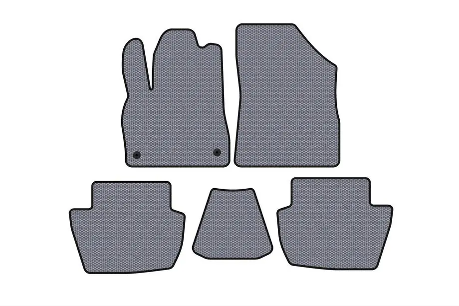 Citroen DS-5 2011-2015 Gummimatten Carsuit (HB, Hybrid/Automatik, grau) Image