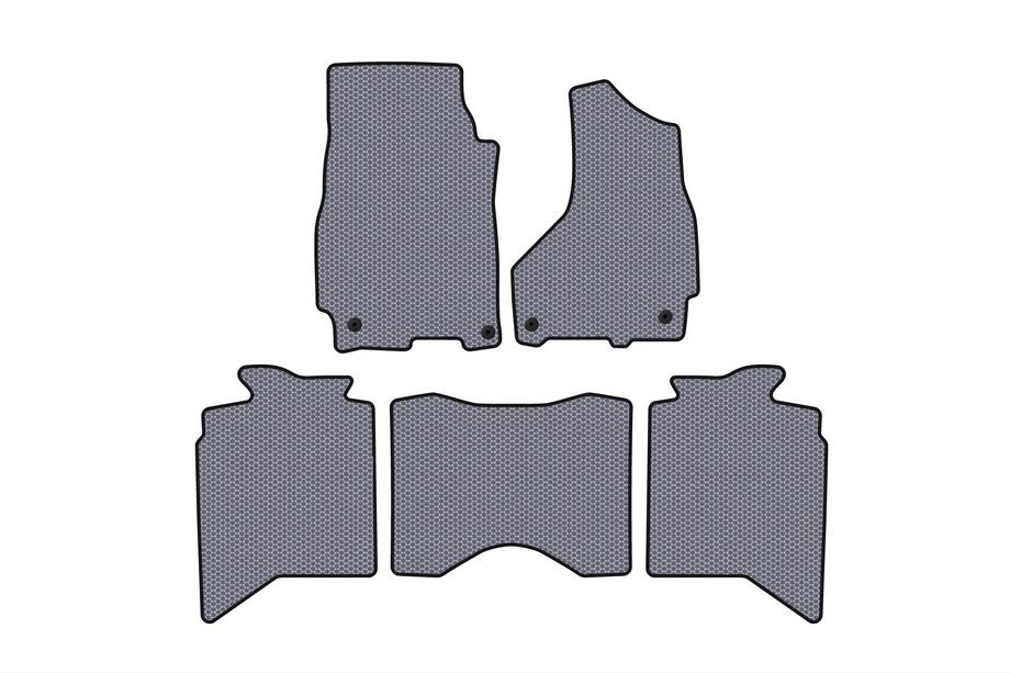 Dodge RAM (DS/DJ/D2) 2009–2024 Gummimatten Carsuit (2013+, 5-Sitzer, grau) Image