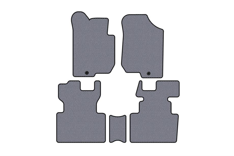 Kia Carens 1999-2012 Gummimatten Carsuit (2006-2012, 2 Reihen, 7-Sitzer, grau) Image