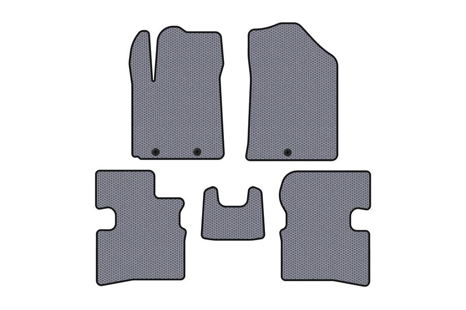Kia Picanto 2004-2011 Gummimatten Carsuit (2009-2011, HB, grau) Foto 1