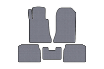 Mercedes E-class W124 1984–1997 Gummimatten Carsuit (SD, Grau) Foto 1