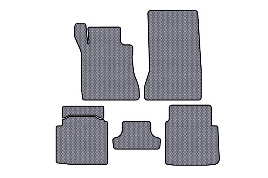 Mercedes S-class W126 1979-1991 Gummimatten Carsuit (SD, kurzer Radstand, grau) Foto 1