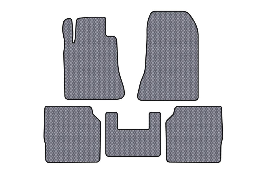 Mercedes S-class W140 1991-1998 Gummimatten Carsuit (SD, Langversion, Grau) Foto 1