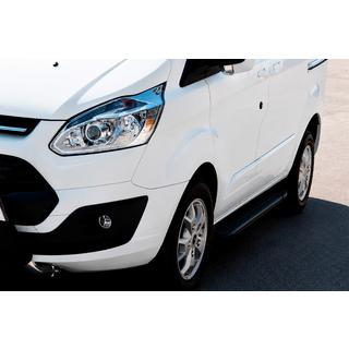 Trittbretter Allmond Black (2 Stk., Aluminium) Ford Custom 2013-2022 Foto 1