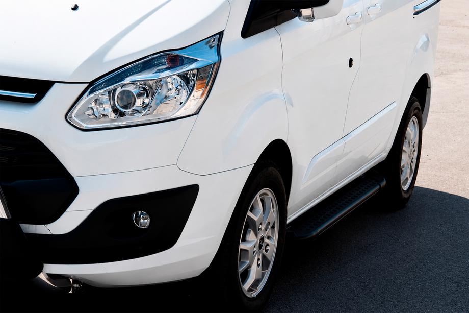 Ford Custom 2013-2022 Trittbretter Allmond Black (2 Stk., Aluminium) Image