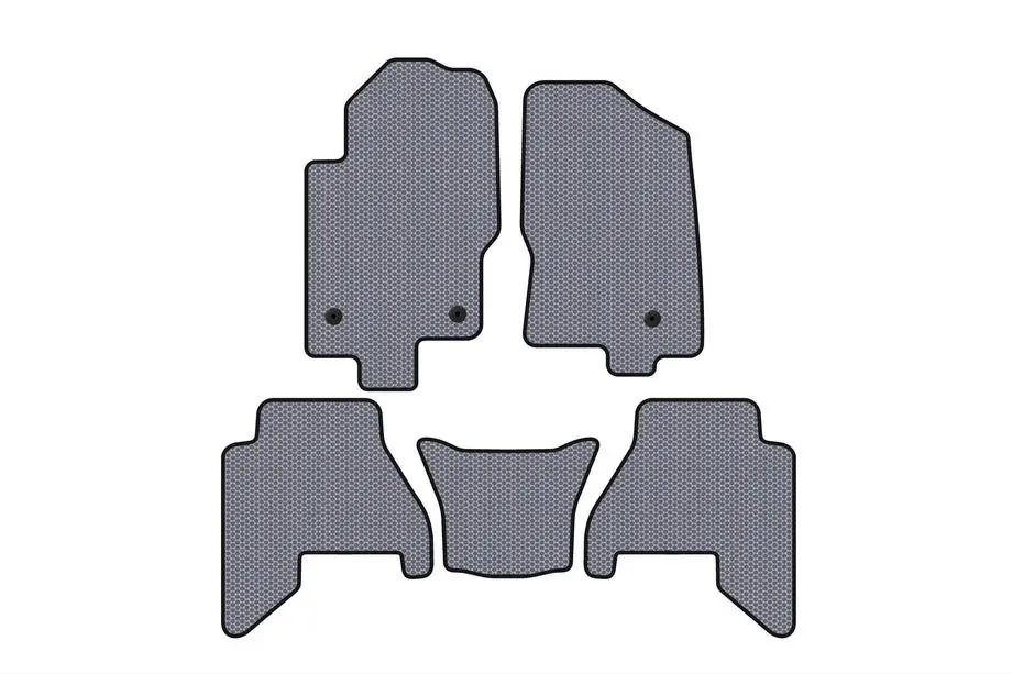 Nissan Pathfinder R51 2005-2014 Gummifußmatten Carsuit V2 (2 Reihen, Grau, 2010-2014) Image