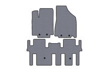 Nissan Pathfinder R52 2012-2021 Gummimatten Carsuit (2 Reihen, Grau) Foto 1