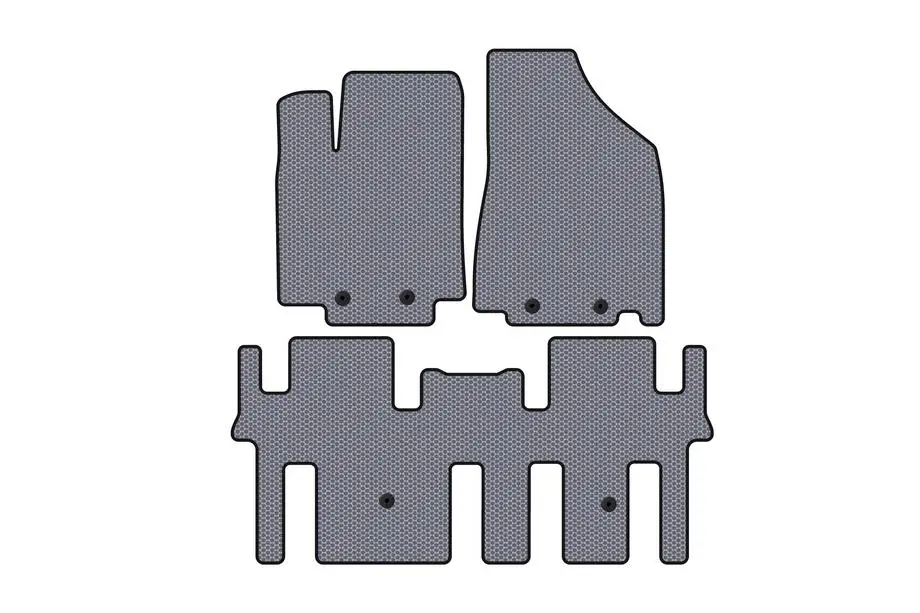 Nissan Pathfinder R52 2012-2021 Gummimatten Carsuit (2 Reihen, Grau) Foto 1