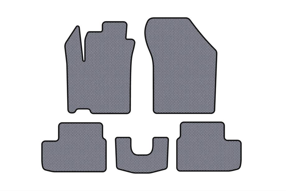 Opel Agila 2007-2015 Gummimatten Carsuit (HB, grau) Image