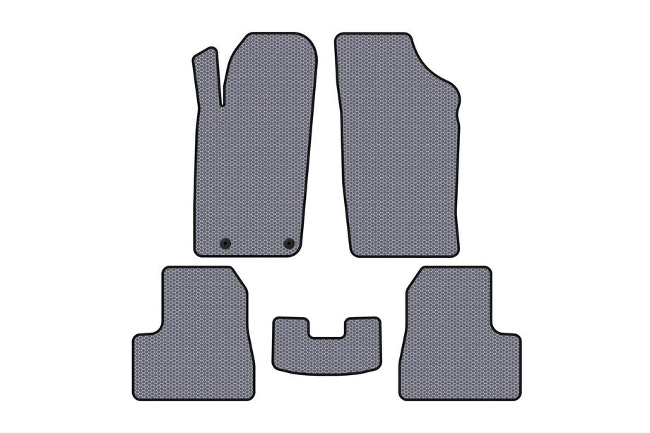 Peugeot 206 1998-2024 Gummimatten Carsuit (2009-2013, Grau) Image