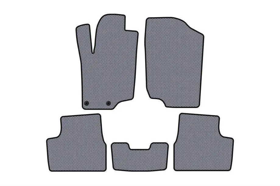 Peugeot 207 2006–2014 Gummimatten Carsuit (HB, 5-türig, grau) Foto 1
