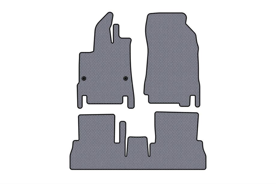 Peugeot Partner/Rifter 2019- Gummimatten Carsuit (7-Sitzer/Langer Radstand, Grau) Image