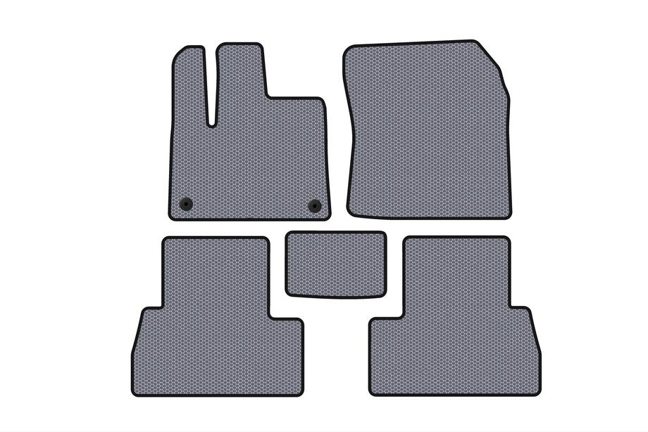 Peugeot Partner/Rifter 2019- Gummimatten Carsuit (Langer Radstand, Grau) Image