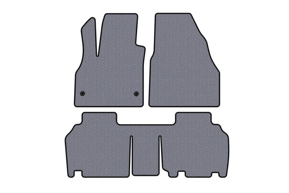 Renault Kangoo 2008–2020 Gummimatten Carsuit (2 Reihen, 5-türig/7-sitzig, grau) Image