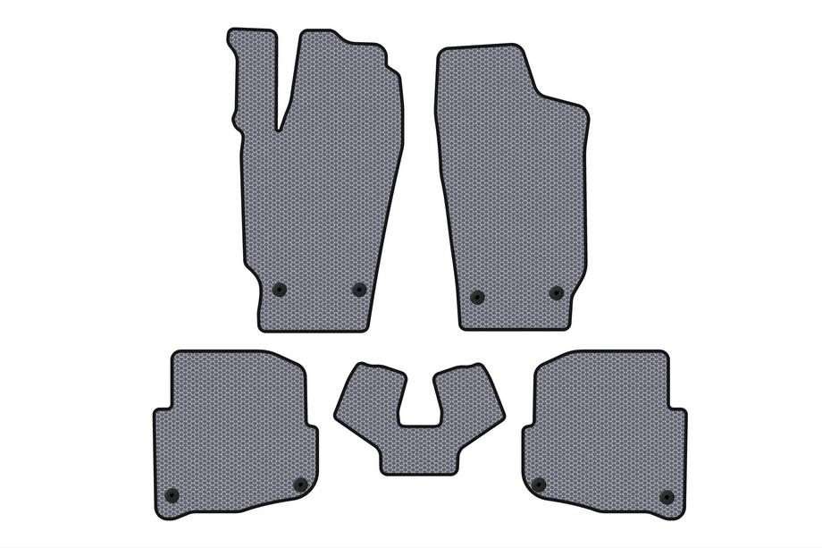 Skoda Fabia 2000-2007 Gummimatten Carsuit (SD, Grau) Image