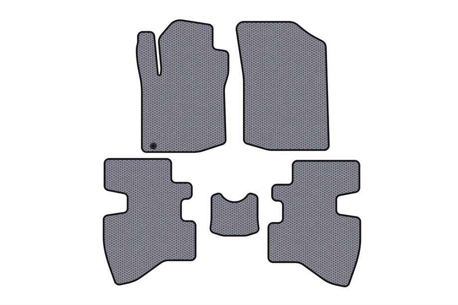 Toyota Aygo 2007-2014 Gummimatten Carsuit (2007-2009, HB, 3-Türer, grau) Image