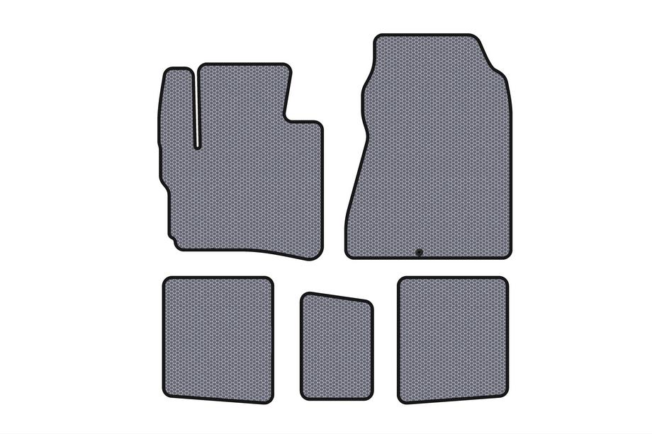 Toyota IQ 2008-2015 Gummimatten Carsuit (HB, grau) Image
