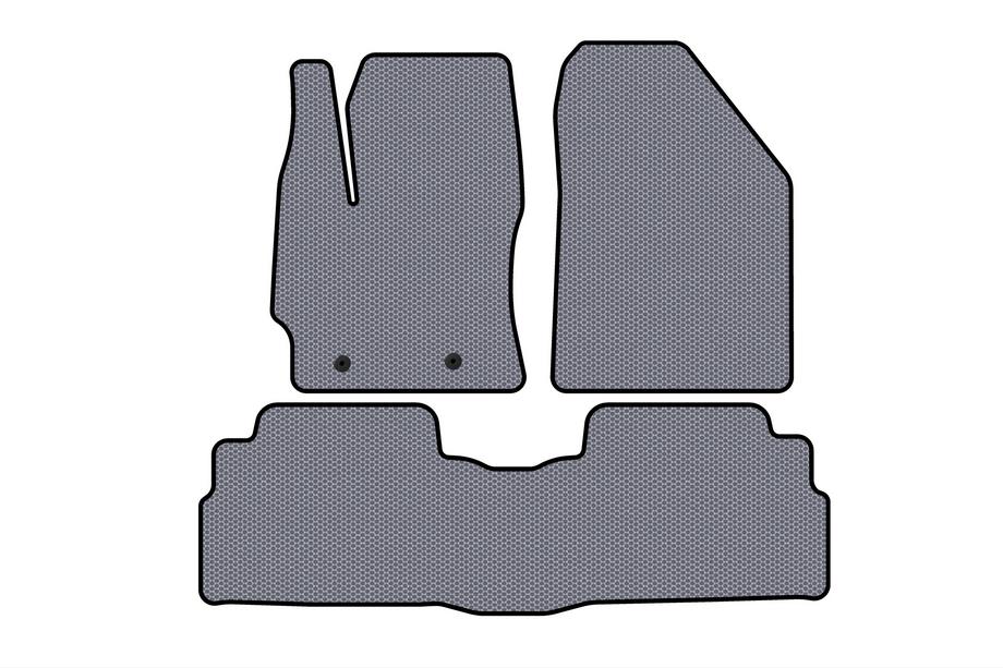 Toyota Verso 2009–2018 Gummimatten Carsuit (2 Reihen, 7-Sitzer, grau) Image